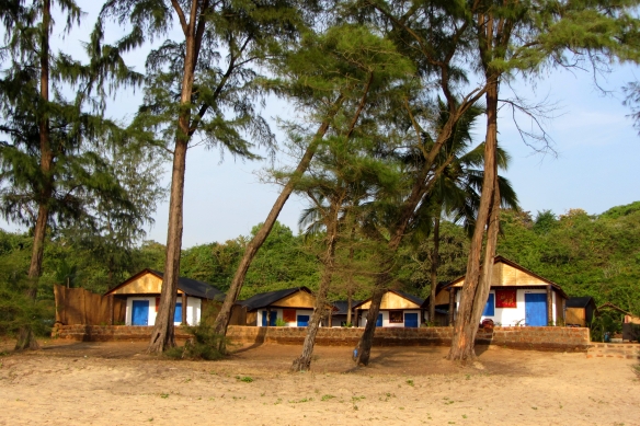 Peace garden beach huts south goa canacona talpona beach India